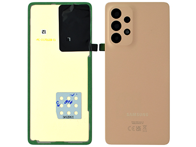 Samsung SM-A536 Galaxy A53 5G - Back Cover + Camera Lens + Adhesives Awesome Peach