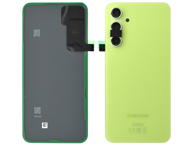 Samsung SM-A546 Galaxy A54 5G - Cover Batteria + Cover Camera completo + Adesivi Awesome Lime