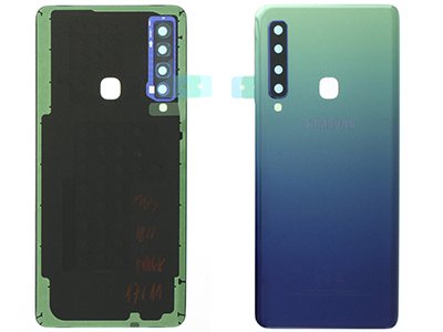 Samsung SM-A920 Galaxy A9 - Glass Back Camera + Camera Lens + Adhesives Blue