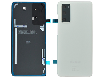 Samsung SM-G780G Galaxy S20 FE - Back Cover + Camera Lens + Adhesives Cloud White