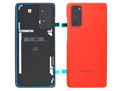 Samsung SM-G781 Galaxy S20 FE 5G - Back Cover + Camera Lens + Adhesives Cloud Red