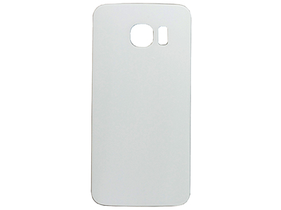 Samsung SM-G925 Galaxy S6 Edge - Cover Batteria No Vetrino Bianco  **NO LOGO**