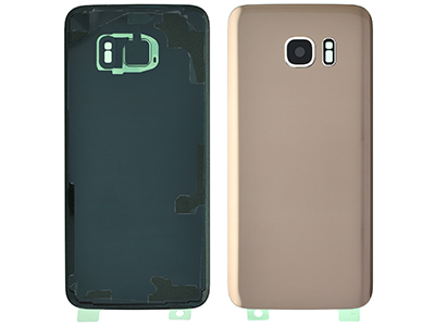 Samsung SM-G935 Galaxy S7 Edge - Back Cover No Lens Gold  **NO LOGO**