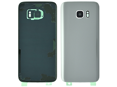 Samsung SM-G935 Galaxy S7 Edge - Back Cover No Lens Silver  **NO LOGO**