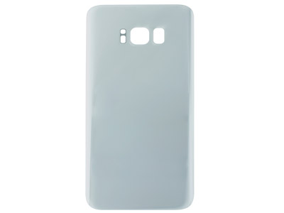 Samsung SM-G955 Galaxy S8+ - Back Cover No Lens Silver  **NO LOGO**