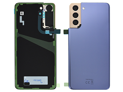 Samsung SM-G996 Galaxy S21+ 5G - Cover Batteria + Vetrino Camera + Adesivi Phantom Violet
