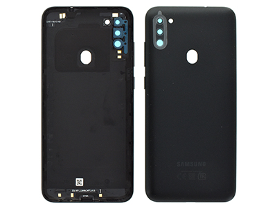Samsung SM-M115 Galaxy M11 - Back Cover + Camera Lens + Side Keys Black