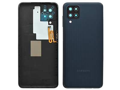 Samsung SM-M127 Galaxy M12 - Cover Batteria + Vetrino Camera + Tasti Laterali Black