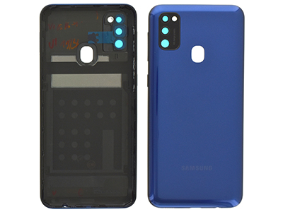 Samsung SM-M215 Galaxy M21 - Back Cover + Camera Lens + Side Keys Blue
