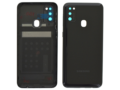 Samsung SM-M215 Galaxy M21 - Back Cover + Camera Lens + Side Keys Black