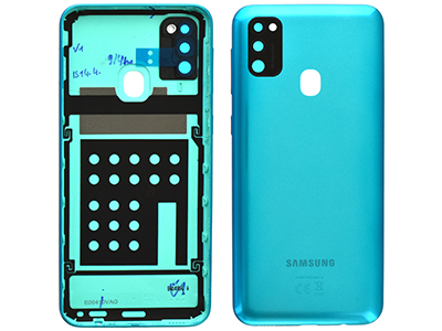 Samsung SM-M215 Galaxy M21 - Back Cover + Camera Lens + Side Keys Green