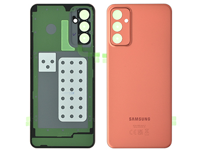 Samsung SM-M236 Galaxy M23 5G - Cover Batteria + Vetrino Camera + Adesivi Orange Copper