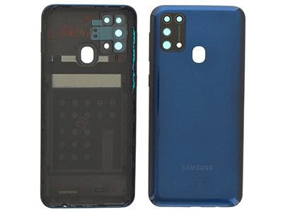 Samsung SM-M315 Galaxy M31 - Back Cover + Camera Lens + Side Keys Blue