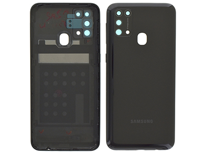 Samsung SM-M315 Galaxy M31 - Back Cover + Camera Lens + Side Keys Black