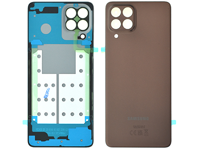 Samsung SM-M536 Galaxy M53 5G - Cover Batteria + Vetrino Camera + Adesivi Brown