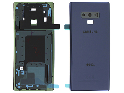 Samsung SM-N960 Galaxy Note 9 - Glass Back Camera + Camera Lens + Adhesives Blue  Dual Sim vers.