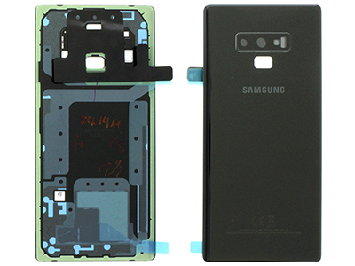 Samsung SM-N960 Galaxy Note 9 - Glass Back Camera + Camera Lens + Adhesives Black