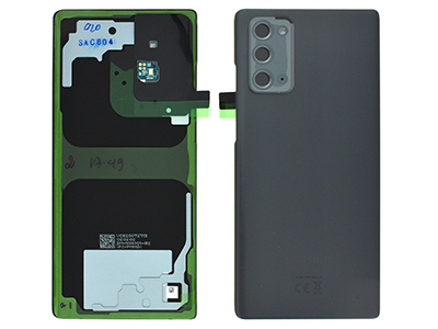 Samsung SM-N981 Galaxy Note 20 5G - Cover Batteria + Vetrino Camera + Adesivi + Microfono Mystic Gray