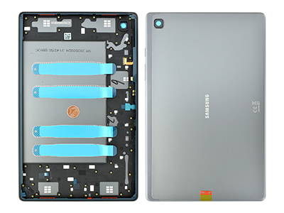 Samsung SM-T500 Galaxy TAB A7 10.4'' WiFi - Back Cover + Side Keys + Camera Lens Gray