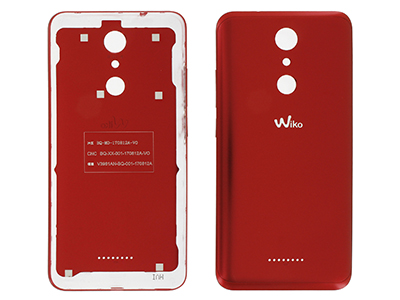 Wiko U Pulse - Back Cover + Side Keys Red