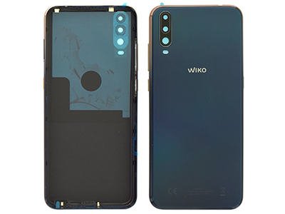 Wiko View 4 - Cover Batteria + Vetrino Camera + Tasti Laterali Blu
