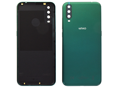 Wiko View 4 Lite - Back Cover + Side Keys Deep Green