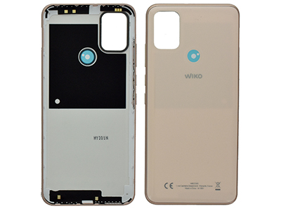 Wiko View 5 - Back Cover + Side Keys Peach Gold