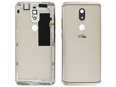Wiko View Prime - Back Cover + Side Keys Gold