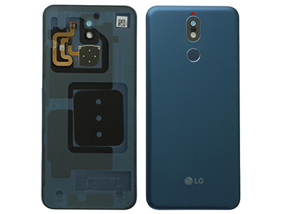 Lg LMX420EMW K40 Dual Sim - Back Cover + Fingerprint Reader + Camera Lens Blue