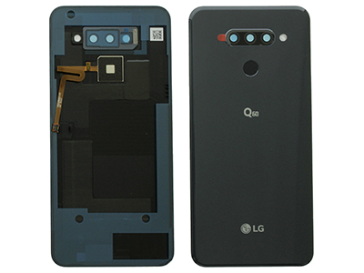 Lg LMX525EAW Q60 Dual Sim - Back Cover + Fingerprint Reader + Camera Lens Black