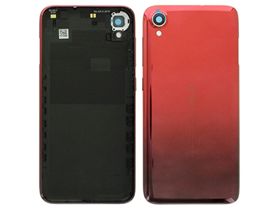 Asus ZenFone Live (L1) Vers. ZA550KL - Cover Batteria + Vetrino Camera + Tasti Laterali Rosso