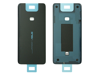 Asus ZenFone 6 Vers. ZS630KL - Cover Batteria + Adesivo Nero