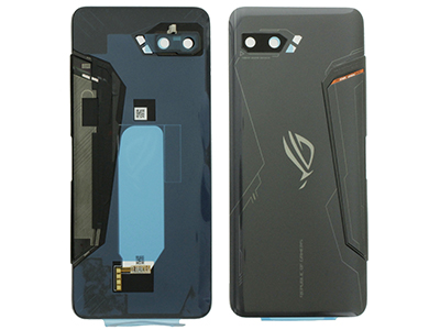 Asus ROG Phone II ZS660KL - Cover Batteria + Vetrino Camera Nero