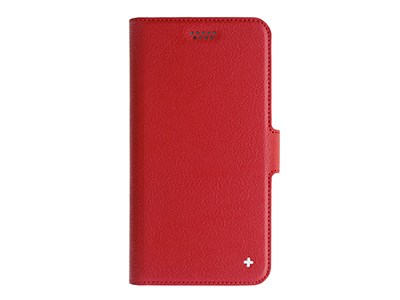 Samsung SM-A300 Galaxy A3 - Universal PU Leather Case size M up to 4.5'' Red