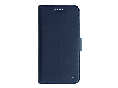 Samsung SM-G900 Galaxy S5 - Universal PU Leather Case size L up to 5.0'' Blue