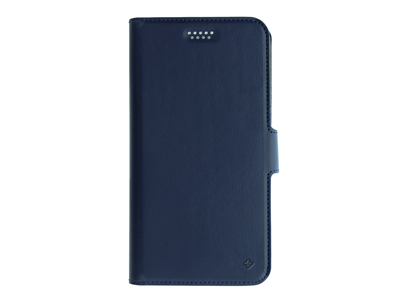 Asus ZenFone 5Z Vers. ZS620KL - Universal PU Leather Case size XL up to 5.5'' Blue