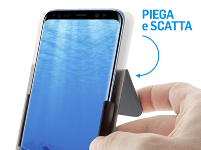 Samsung SM-G361F Galaxy Core Prime VE - Universal PU Leather Case size XL up to 5.5'' Fold series Dark Grey