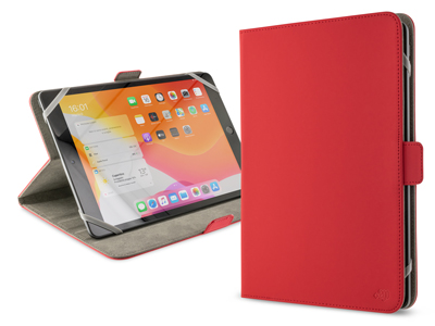 Custodia book EcoPelle serie PANAMA Colore Rosso Universale  per Tablet 9-11