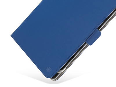 Samsung SM-T220 Galaxy Tab A7 Lite - Universal PU Leather Tablet Book Case up to 9-10' PANAMA series Blue