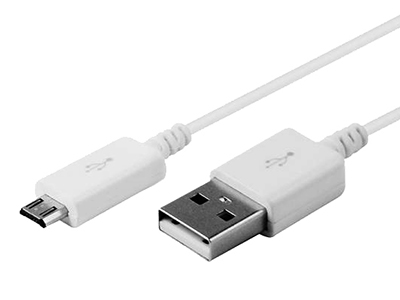 Lg LMX420EM K40 - DC03WK-G Charge/Data Cable from Usb to Micro Usb White 1m **Bulk**
