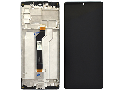 Sony Xperia L4 Dual Sim - Lcd + Touchscreen + Frame Black