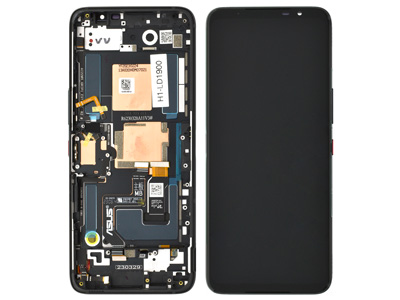 Asus ROG Phone 7 AI2205 - Lcd + Touchscreen + Frame Phantom Black **Contattarci per info tecniche**