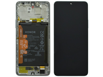 Honor Honor Magic 4 Lite 5G - Lcd + Touch Screen + Frame + Batteria Titanium Silver