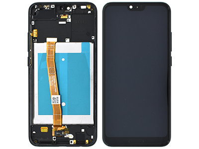 Huawei Honor 10 - Lcd + Touch Screen + Frame + Side Keys Black