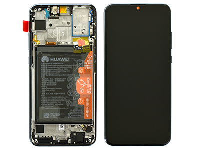 Huawei Honor 20E - Lcd + Touchscreen + Frame + Battery + Vibration + Speaker + Side Keys Black