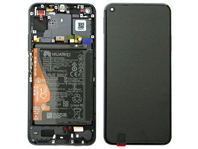 Huawei Honor 20 - Lcd + Touchscreen + Battery + Frame + Speaker + Side Keys Black