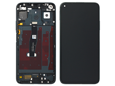 Huawei Nova 5T - Lcd + Touchscreen + Frame + Side Keys Black