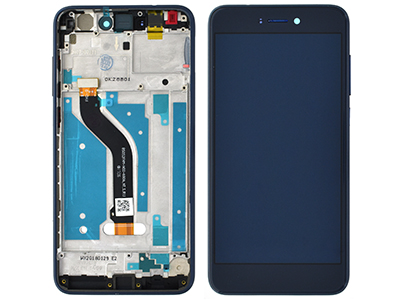 Huawei Honor 8 Lite - Lcd + Touch Screen + Frame + Side Keys Blue