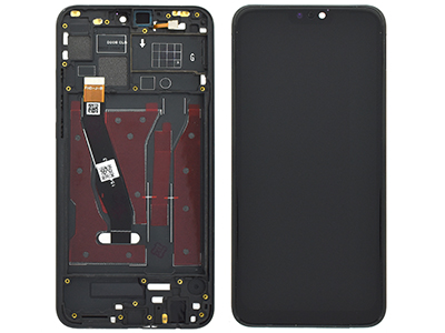 Huawei Honor 8X - Lcd + Touch Screen + Frame + Side Keys Black