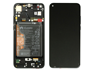 Huawei Honor View 20 - Lcd + Touchscreen + Frame + Battery + Side Keys + Speaker Black